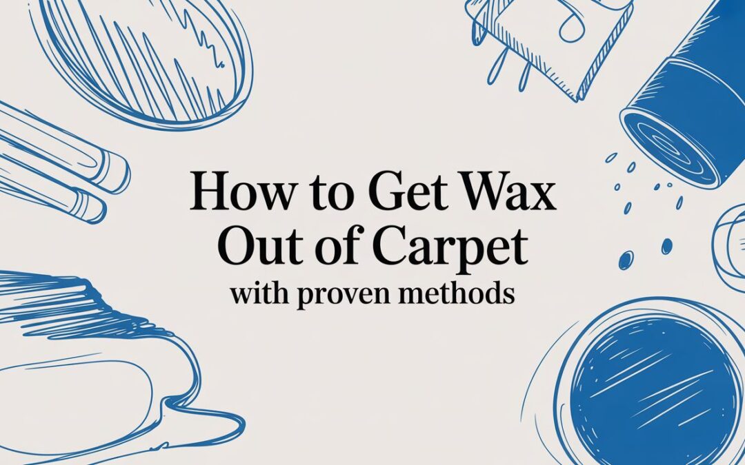 How to Get Wax Out of Carpet With Proven Methods