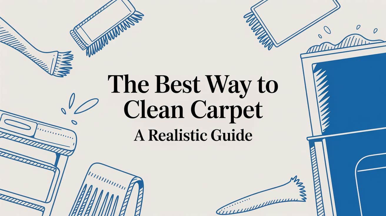 The Best Way to Clean Carpet A Realistic Guide